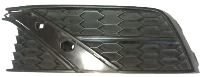 VW Polo 6 Vivo Hatchback/Sedan 2017-onwards Foglight grille without opening for Foglight beehive like pattern Left hand side passenger side new non-OEM 6RG 853 665 K