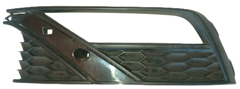 VW Polo 6 Vivo Hatchback/Sedan 2017-current Foglight grille with opening for Foglight beehive like pattern left hand side passenger side new non-OEM 6C0 853 665 G