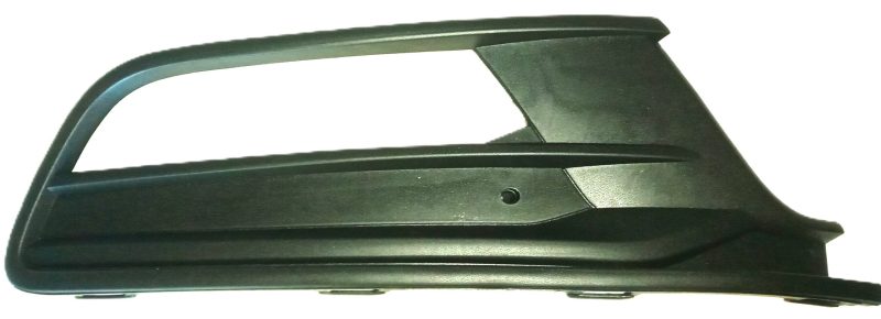 VW Polo 6 Vivo Hatchback/Sedan 2017 -current Foglight Grille with opening for Foglight Right-Hand Side Driver Side New Non-OEM VWA4120